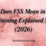 What Does FSS Mean in Text? Full Meaning Explained Simply (2026)