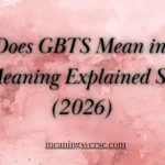 What Does GBTS Mean in Text? Full Meaning Explained Simply (2026)