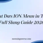 What Does ION Mean in Text? Full Slang Guide 2026