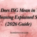 What Does ISG Mean in Text? Full Meaning Explained Simply (2026 Guide)