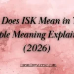 What Does ISK Mean in Text? Simple Meaning Explained (2026)