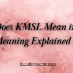 What Does KMSL Mean in Text? Full Meaning Explained 2026
