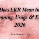 What Does LKR Mean in Text? Full Meaning, Usage & Examples 2026