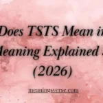 What Does TSTS Mean in Text? Full Meaning Explained Simply (2026)
