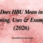 What Does HBU Mean in Text? Meaning, Uses & Examples (2026)