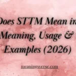 What Does STTM Mean in Text? Full Meaning, Usage & Real Examples (2026)